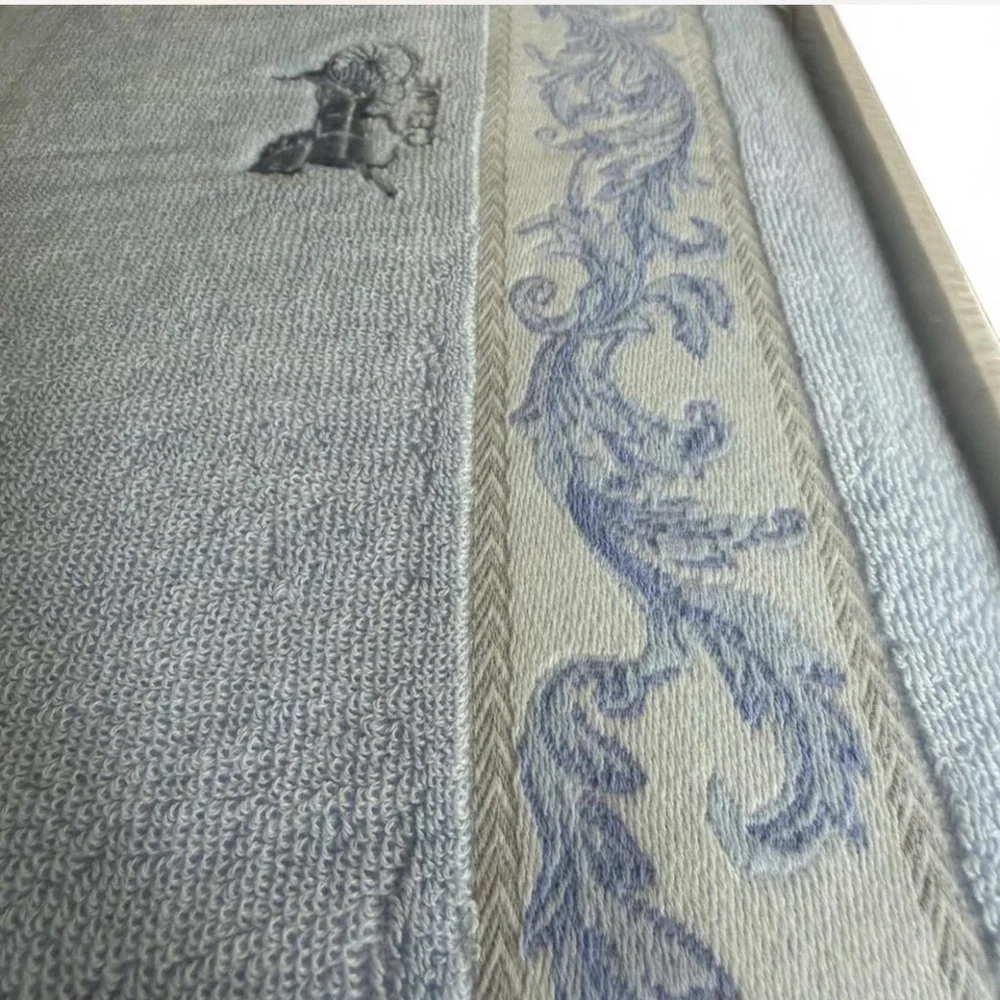 1 Blue Celine Bath Towel